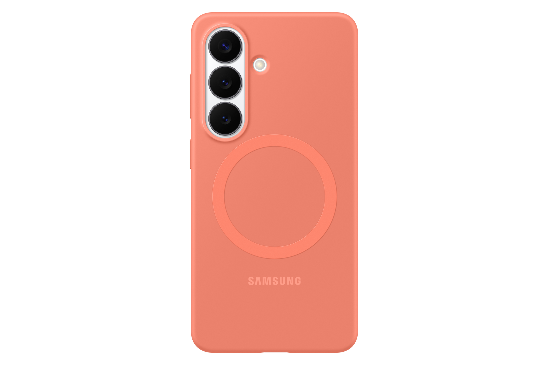 Samsung Galaxy S26 Silicone Magnet Case, Coralred