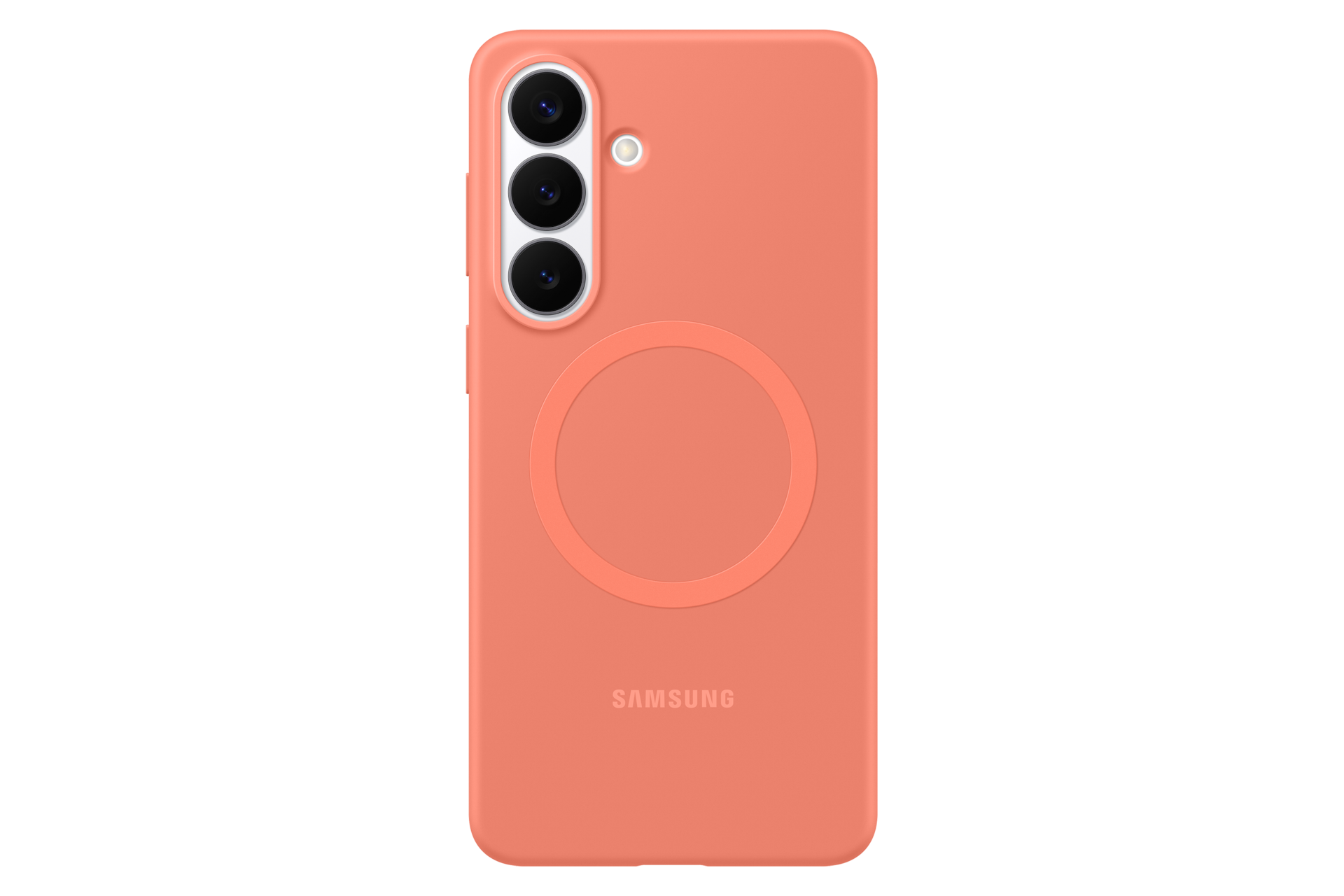Samsung Galaxy S26+ Silicone Magnet Case, Coralred