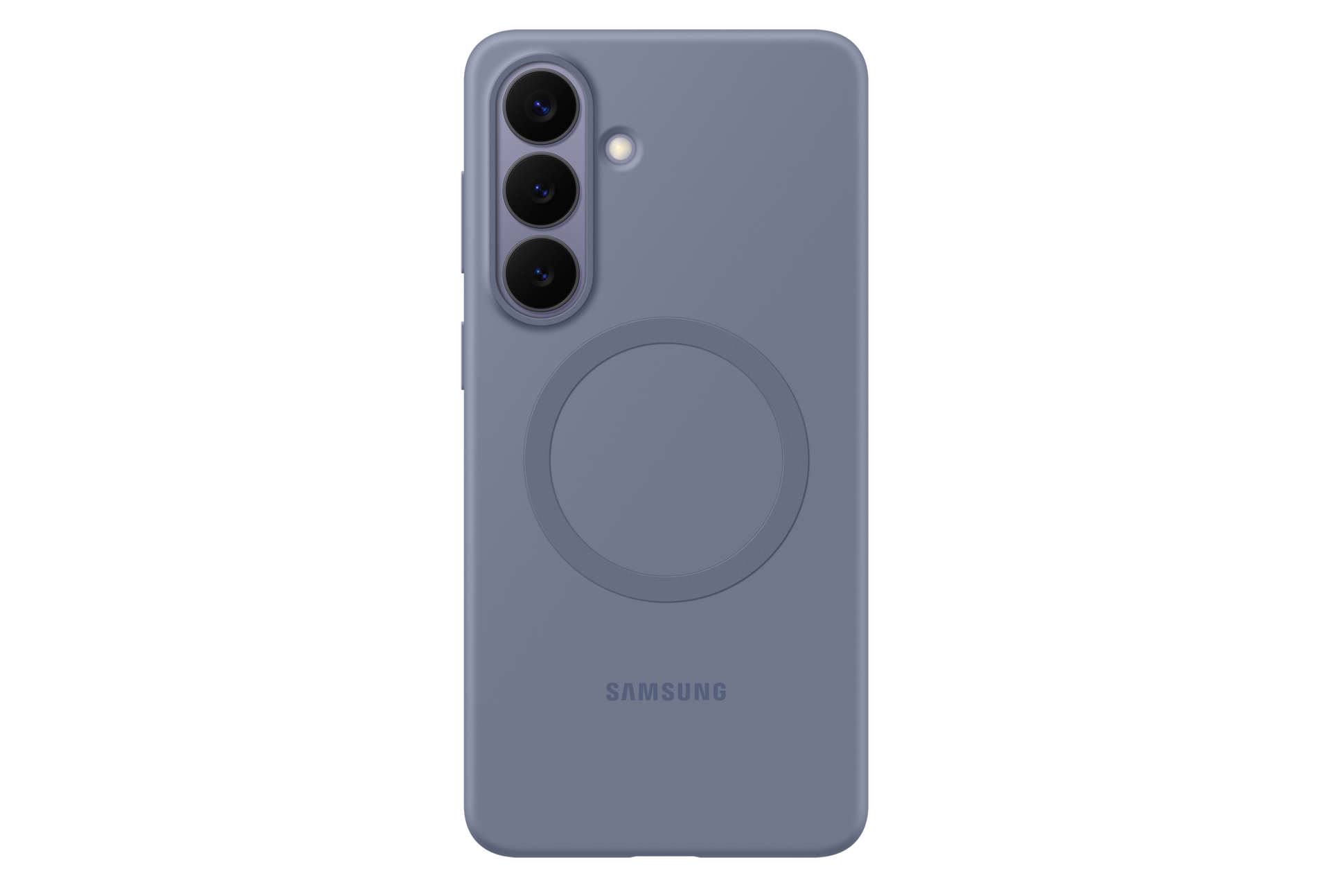 Samsung Galaxy S26+ Silicone Magnet Case, Blue Violet