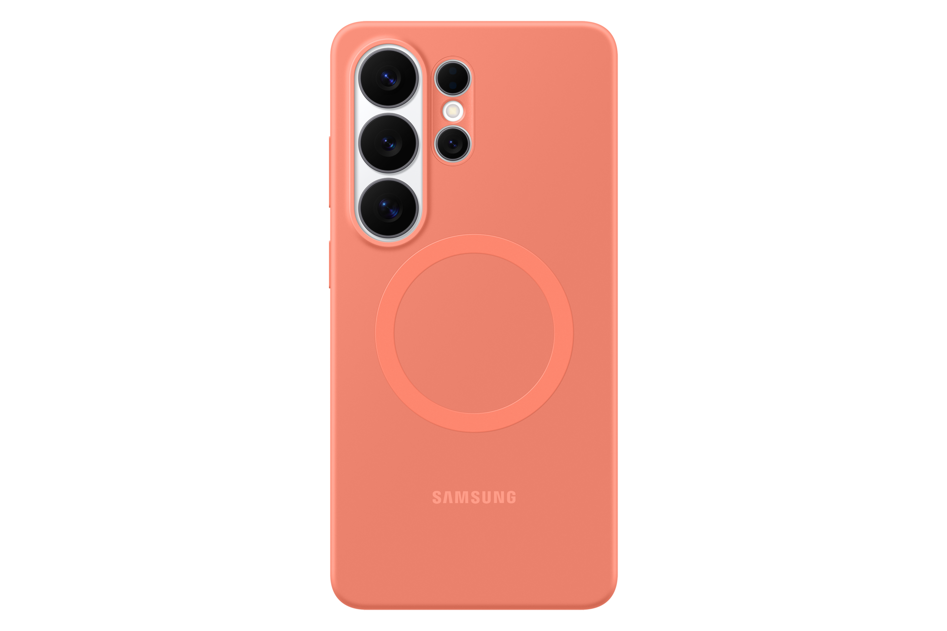 Samsung Galaxy S26 Ultra Silicone Magnet Case, Coralred