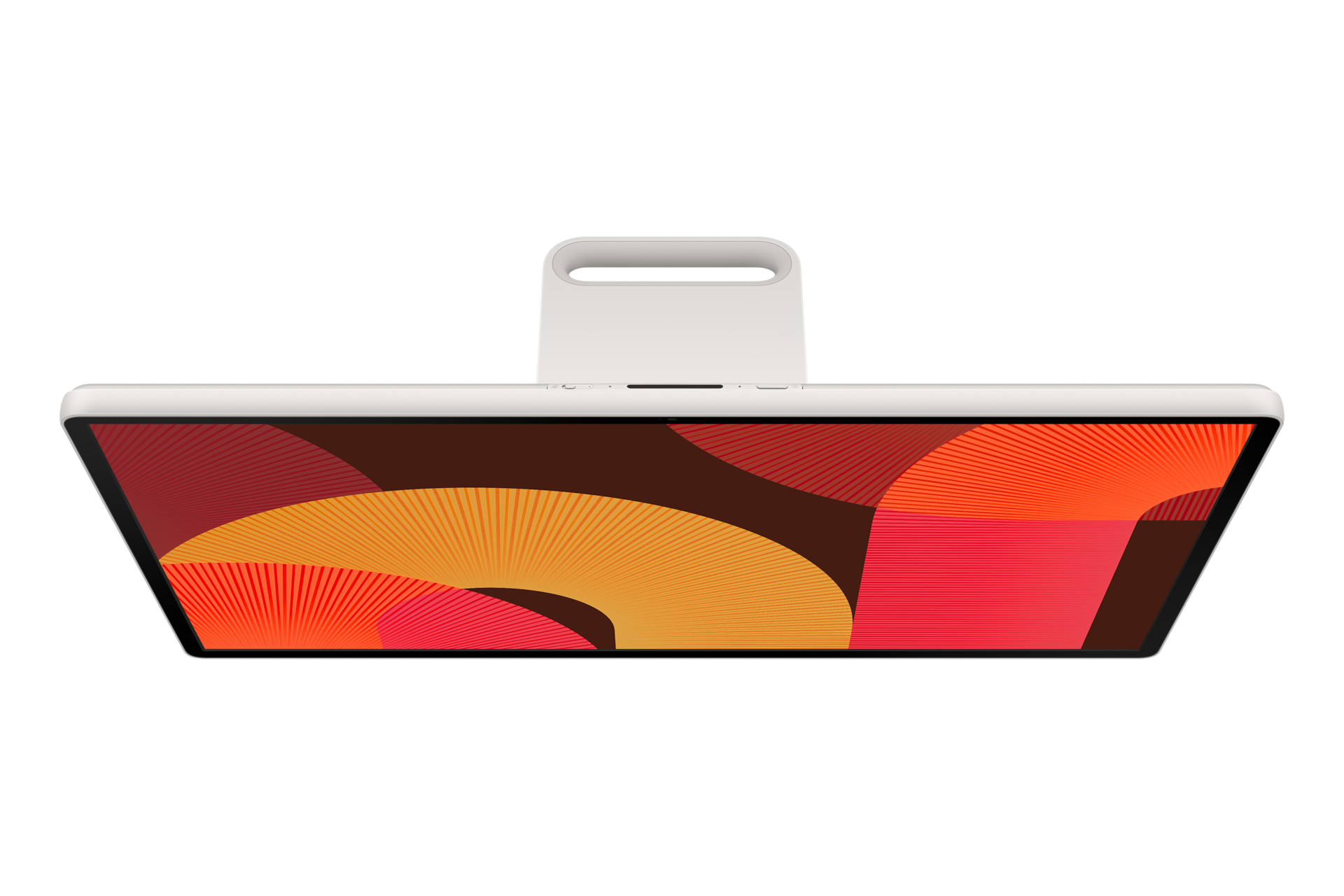 27" The Movingstyle LSM7F QHD Touch Interaction Movable Screen (2025) Top-Kick-Stand White The Movingstyle