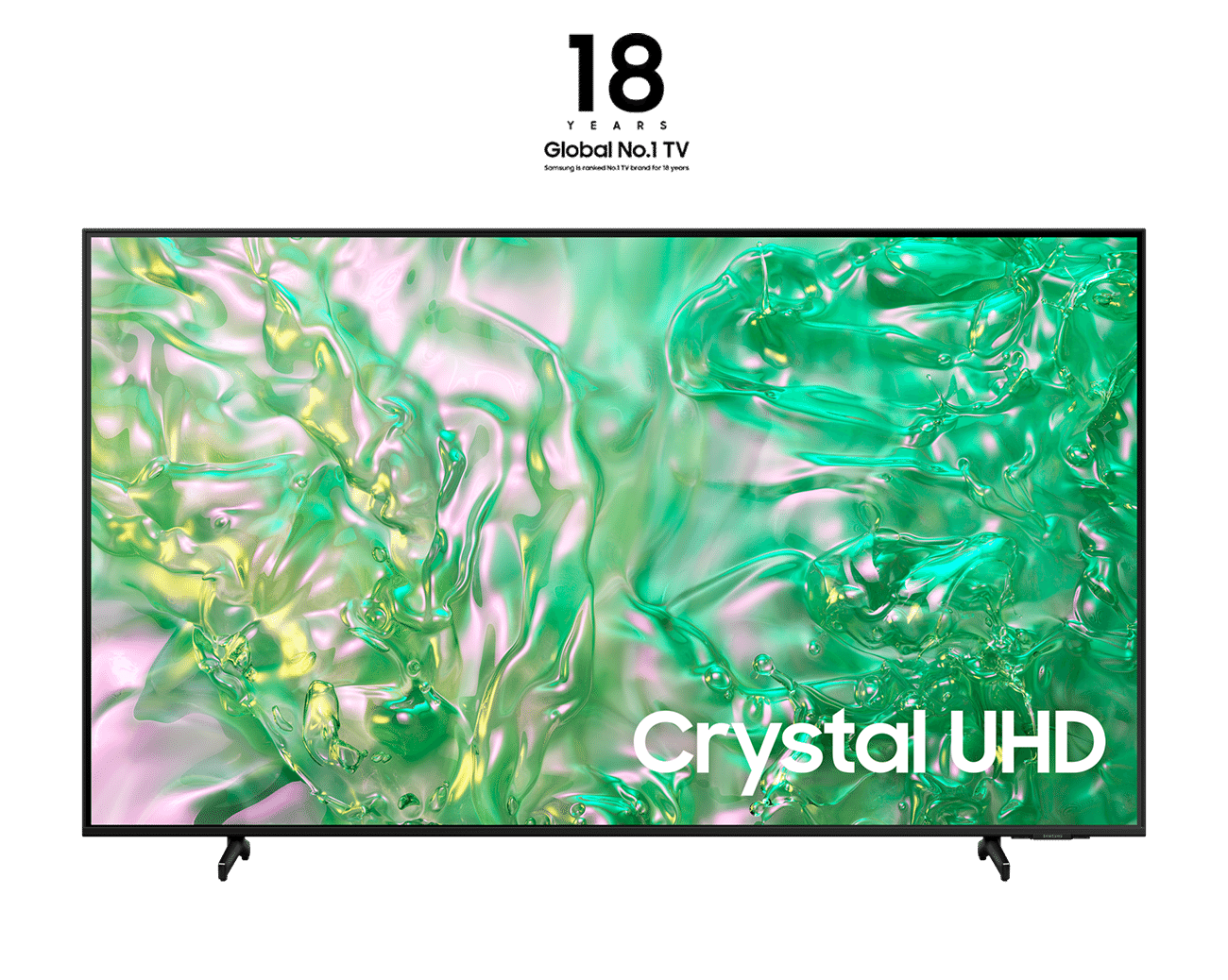 Samsung Crystal UHD 4K 43" DU8070 TV 2024, Black