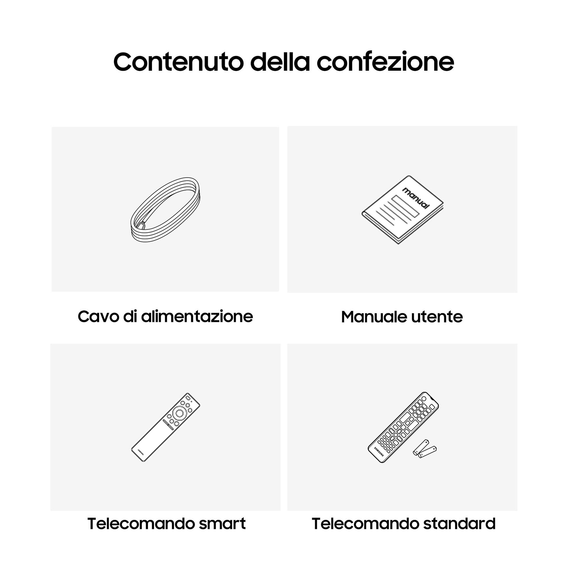 43" Crystal UHD U7000F 4K Smart TV (2025) Black