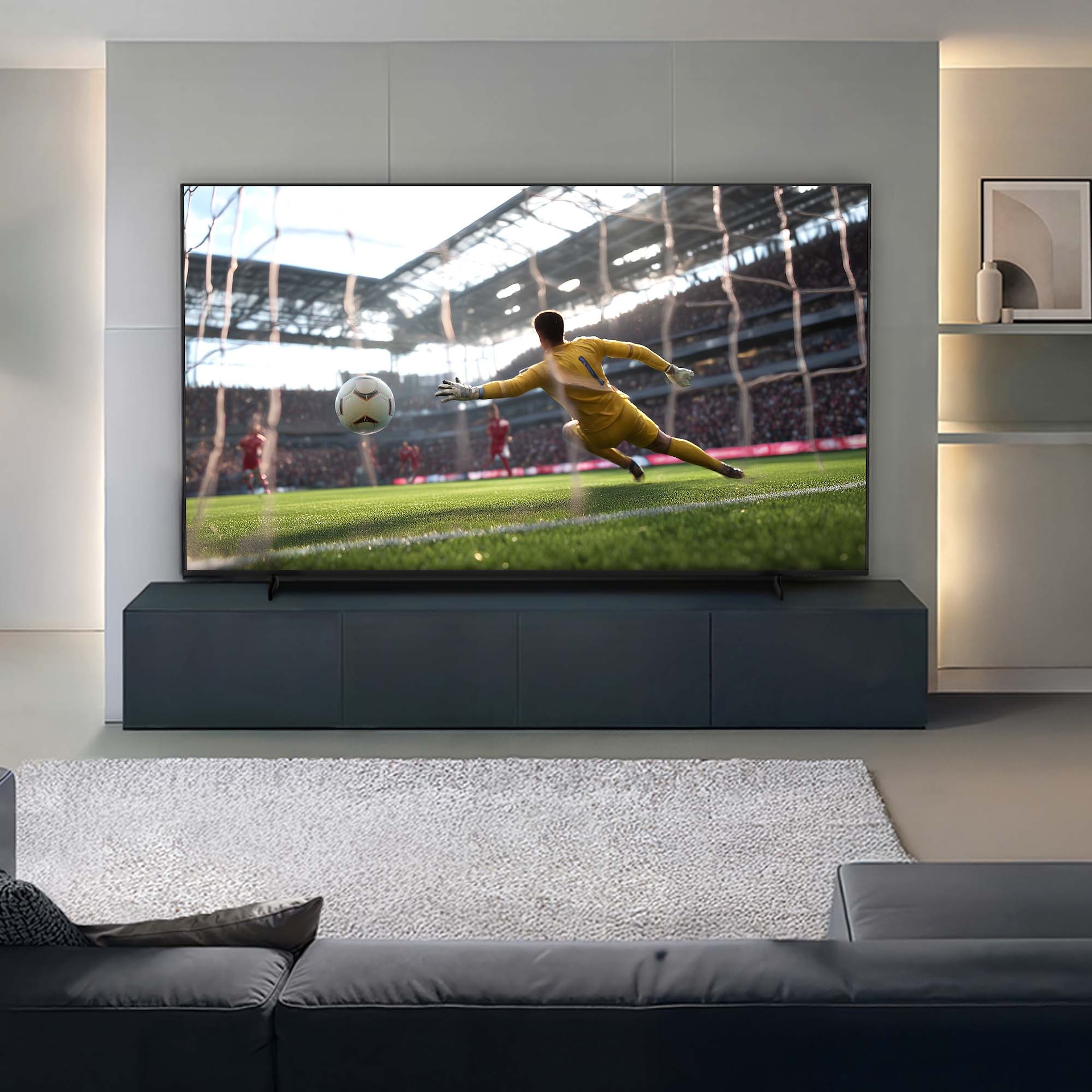 55" Mini LED M80H 4K Vision AI Smart TV (2026) Titanium Black