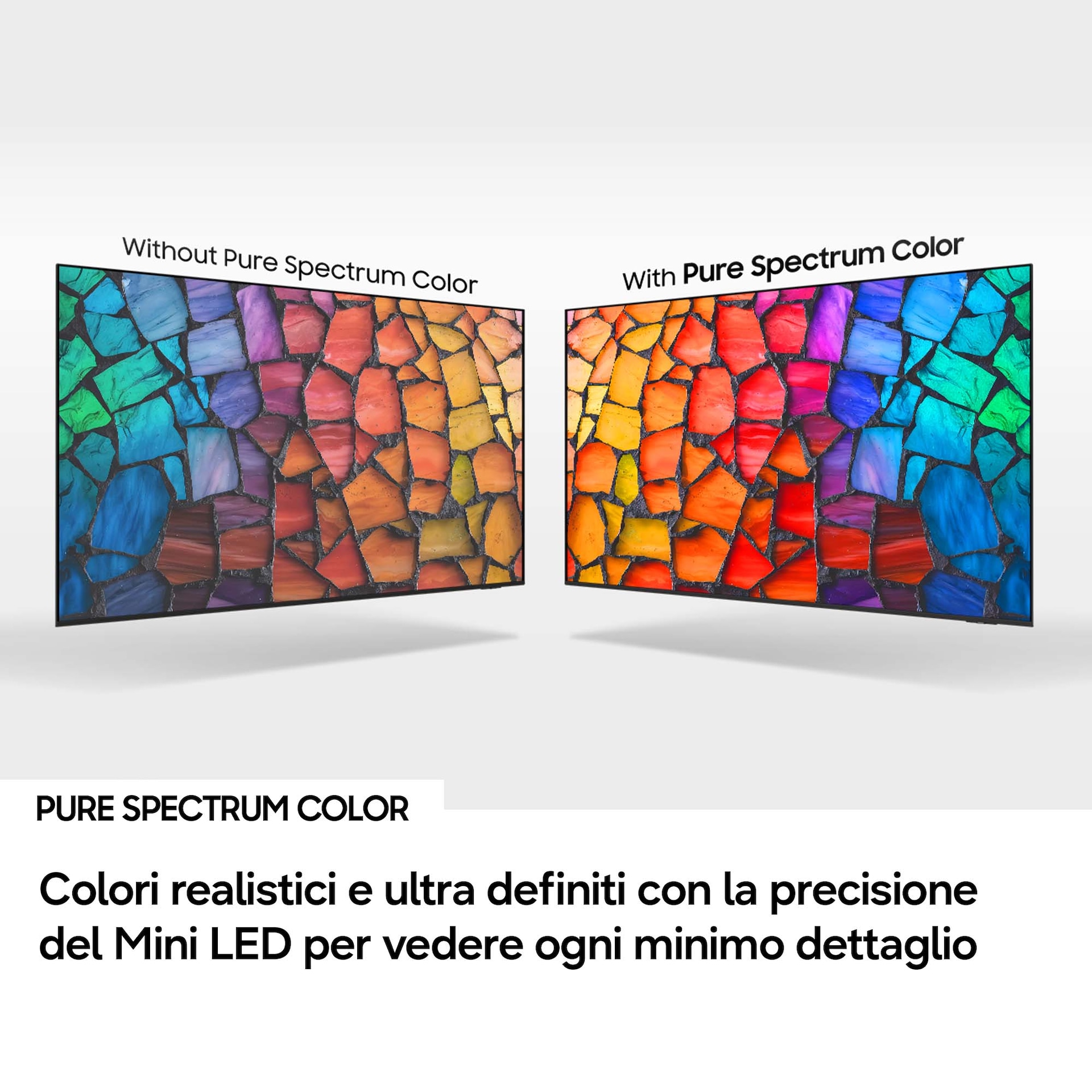 75" Mini LED M72H 4K Vision AI Smart TV (2026) Titanium Black