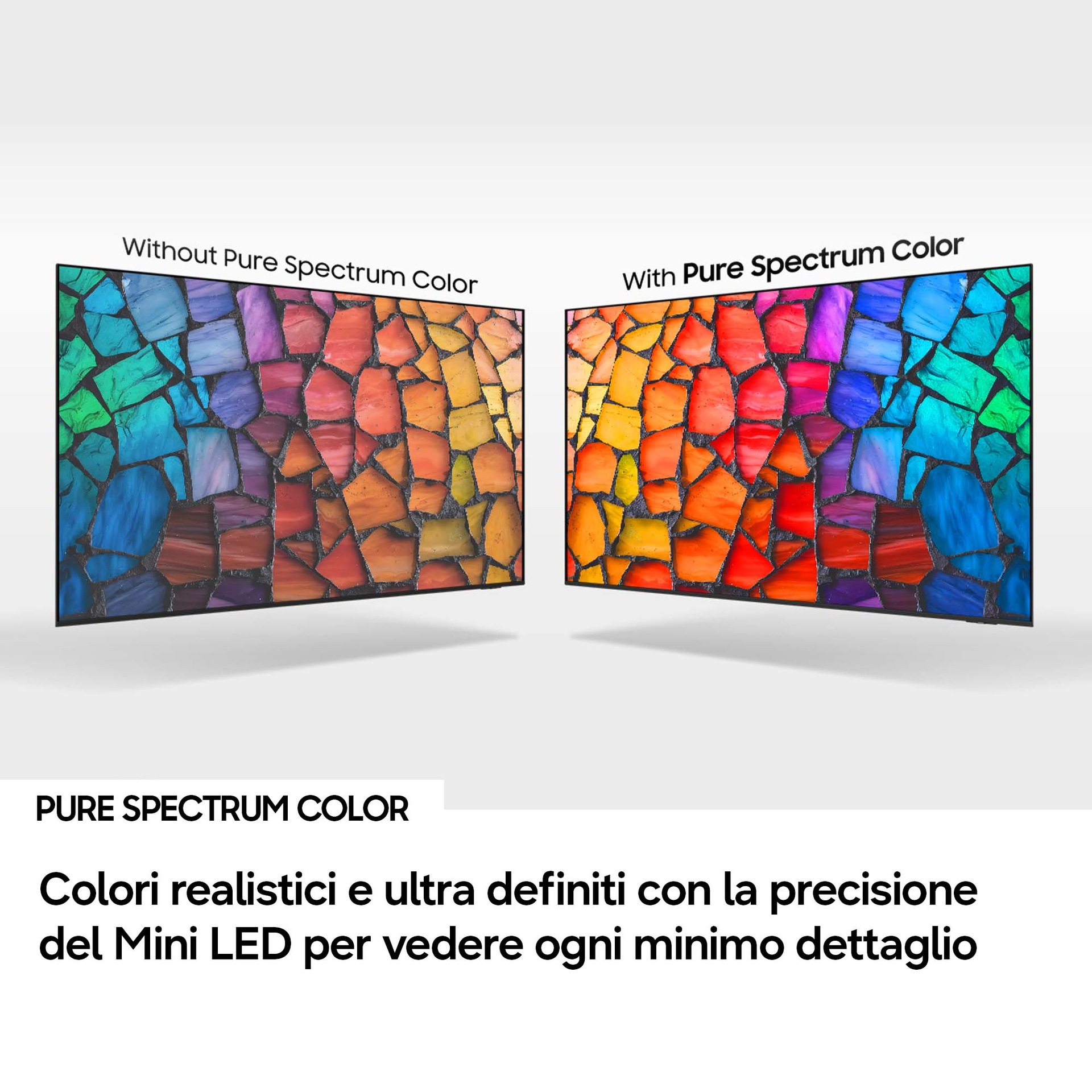 75" Mini LED M72H 4K Vision AI Smart TV (2026) Titanium Black