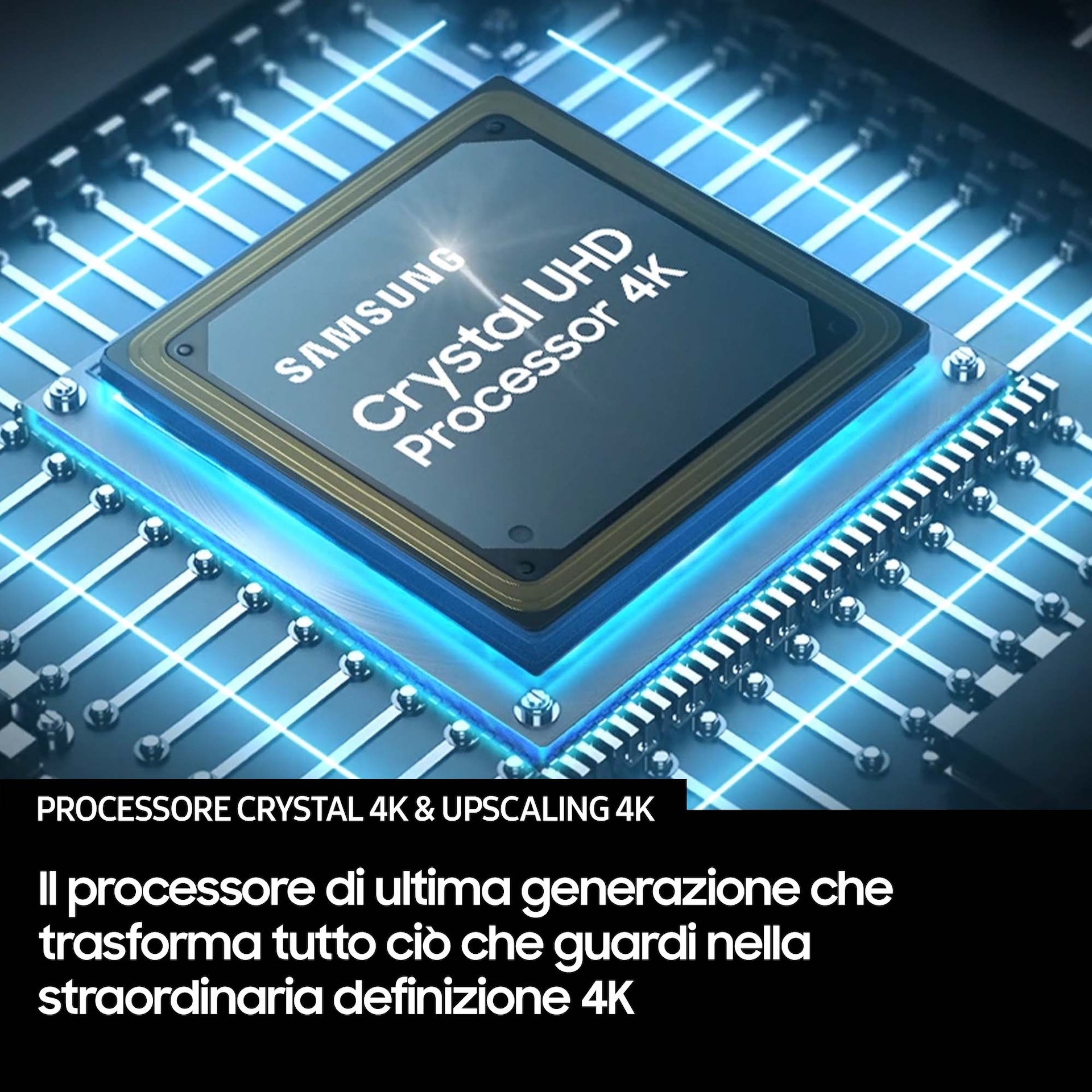 85" Crystal UHD U7000F 4K Smart TV (2025) Black