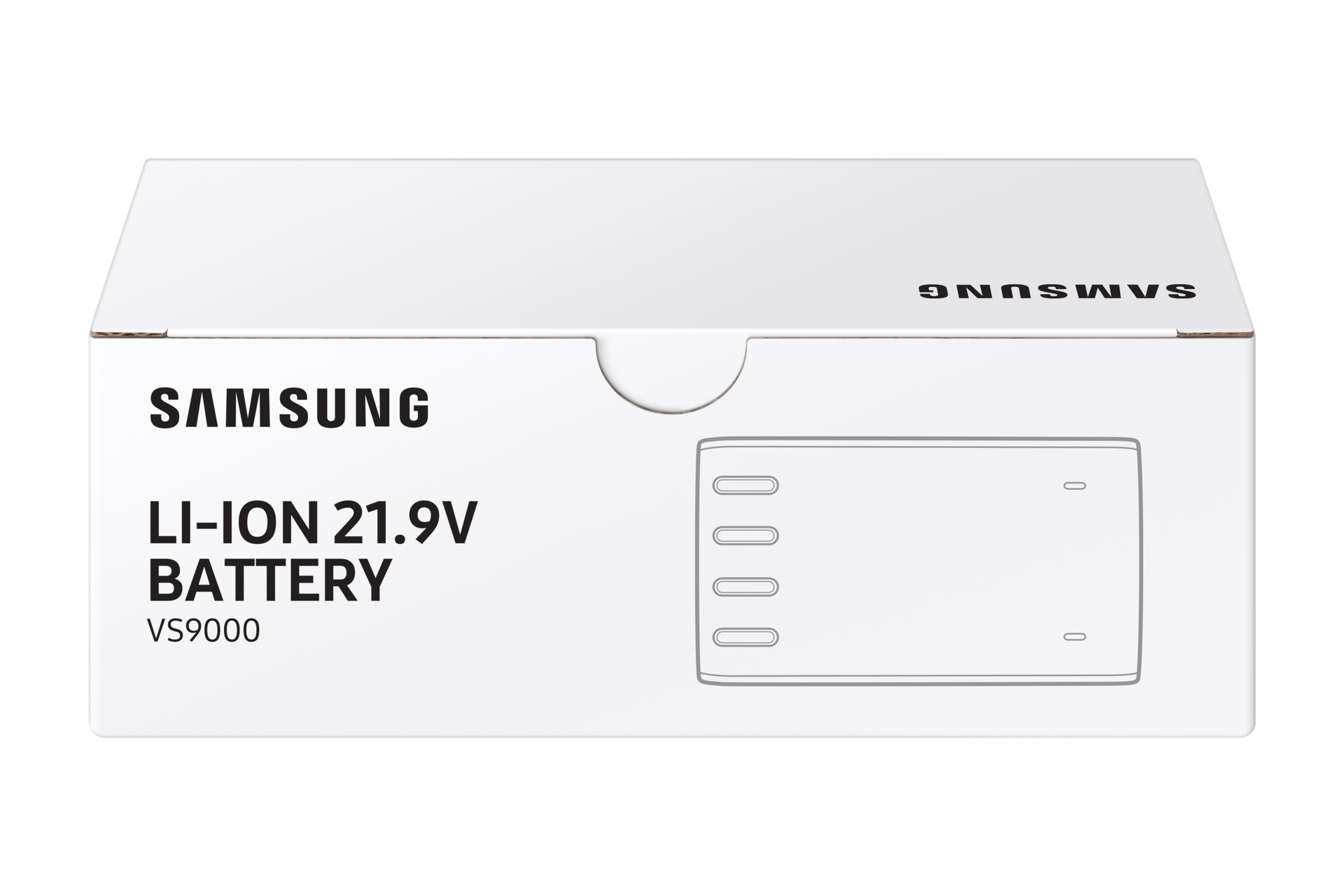 Batteria rimovibile compatibile con Samsung Jet™ 90 e Samsung Jet™ 75 VCA-SBT90, Silver