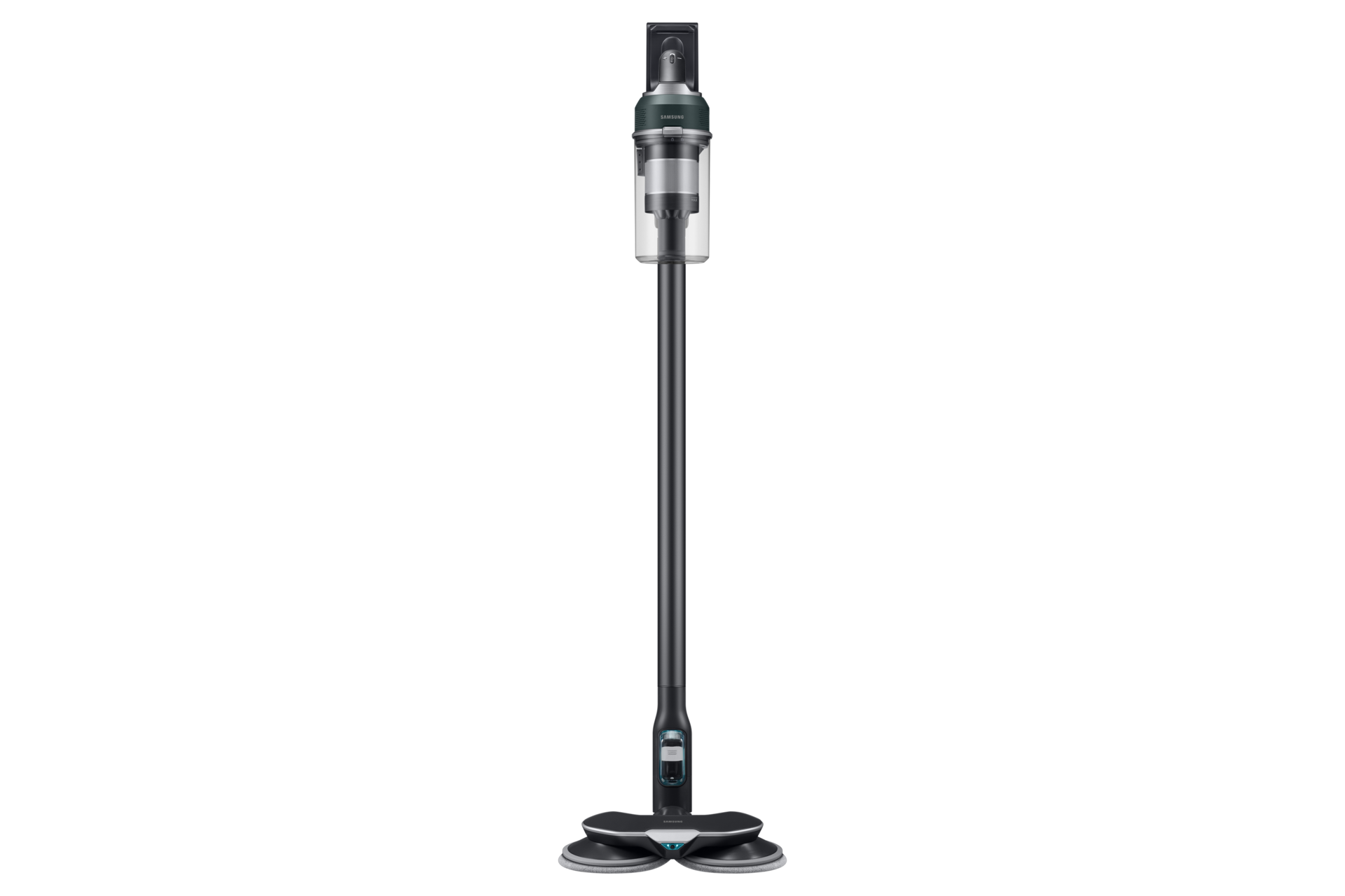 Jet 85S Stick VC 250W / 60 Min. 2.43kg with the Slim LED Brush Front2 Phantom Green 