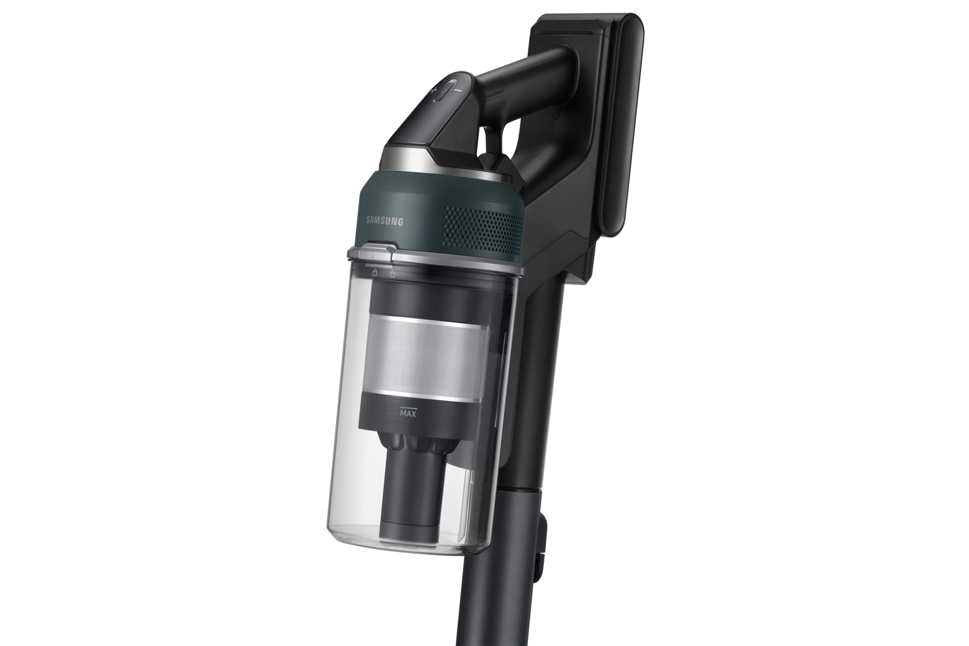 Jet 85S Stick VC 250W / 60 Min. 2.43kg with the Slim LED Brush Handy-stick-Detail Phantom Green 