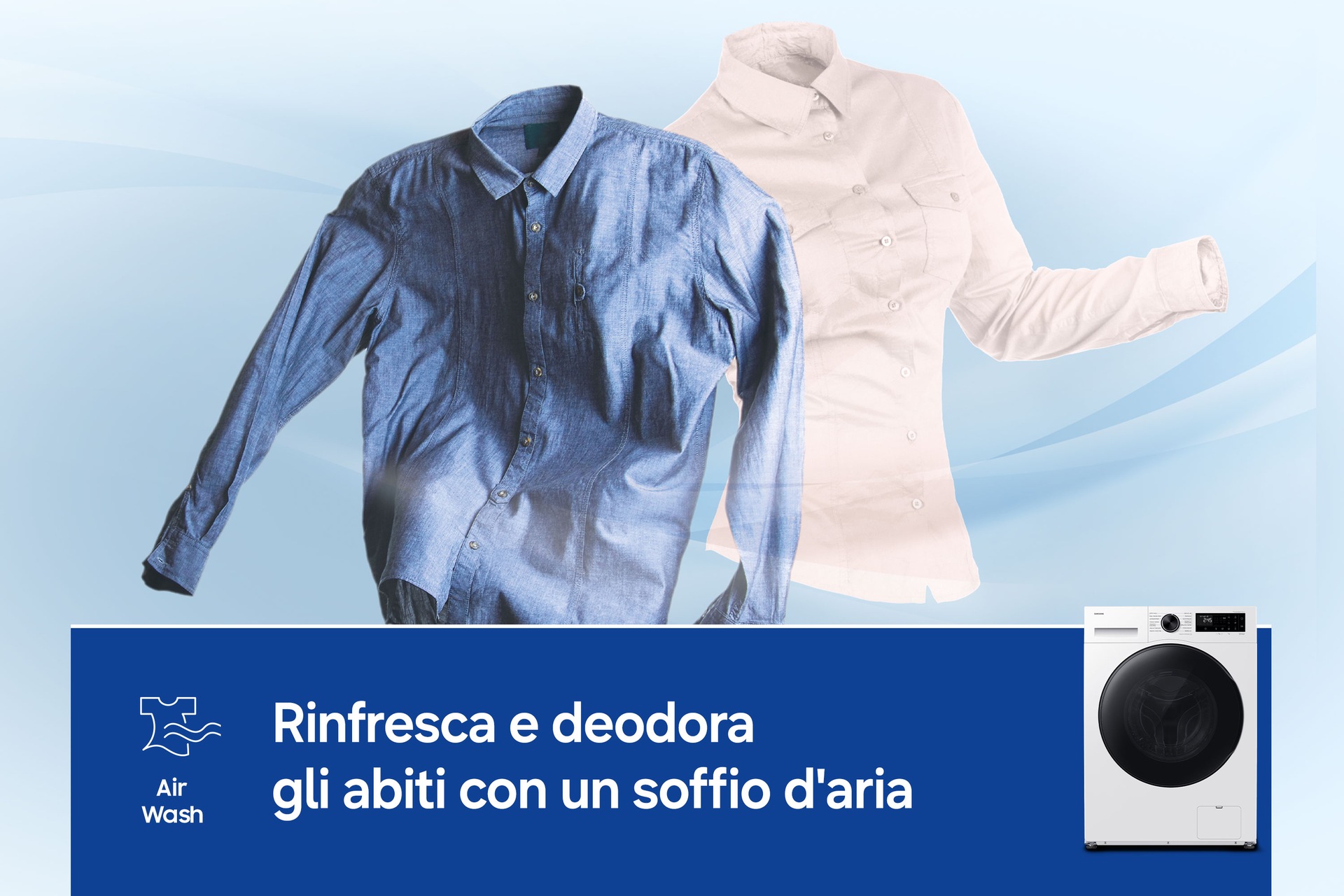 Lavasciuga Samsung Crystal Clean 9/6Kg WD90HG5U34BEET ‎ ‎ ‎ Bianco