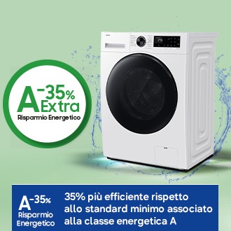 Lavasciuga Samsung Crystal Clean 9/6Kg WD90HG5U34BEET ‎ ‎ ‎ Bianco
