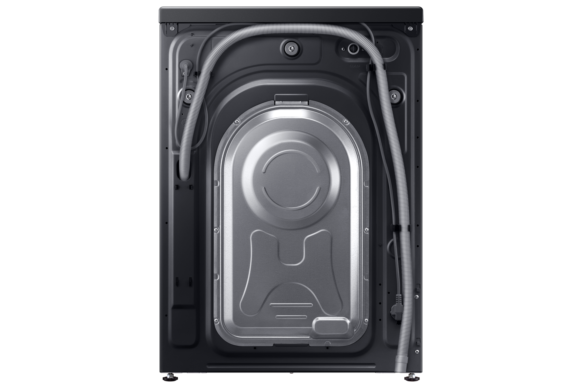 Laundry with SmartThings AI Energy mode and Grade A Energy Efficiency Back Black 