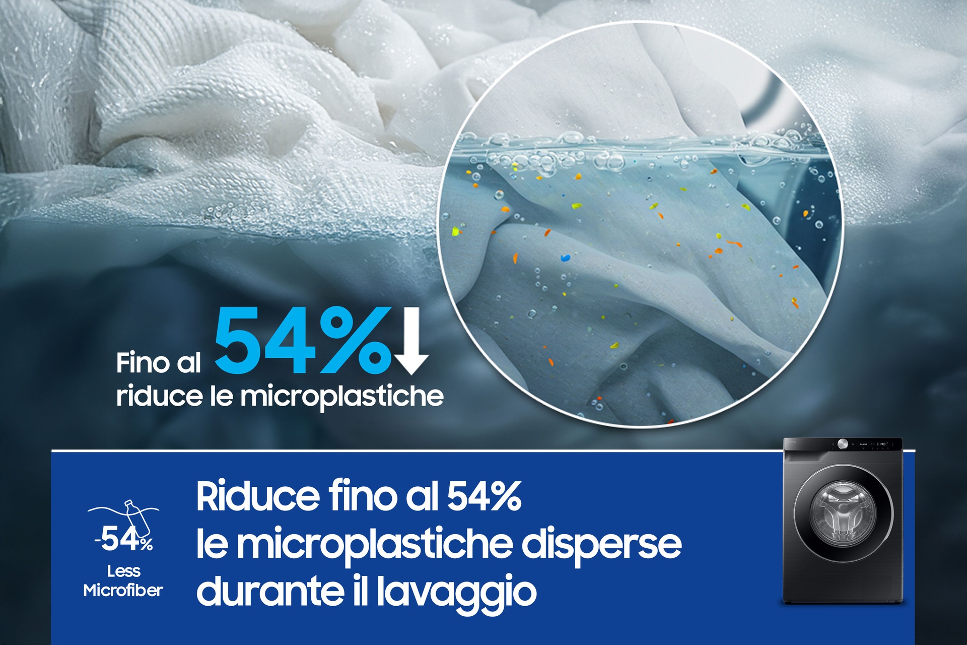 Lavatrice Samsung AI Control Ecodosatore 10Kg WW10FG6U94LBU3 Black