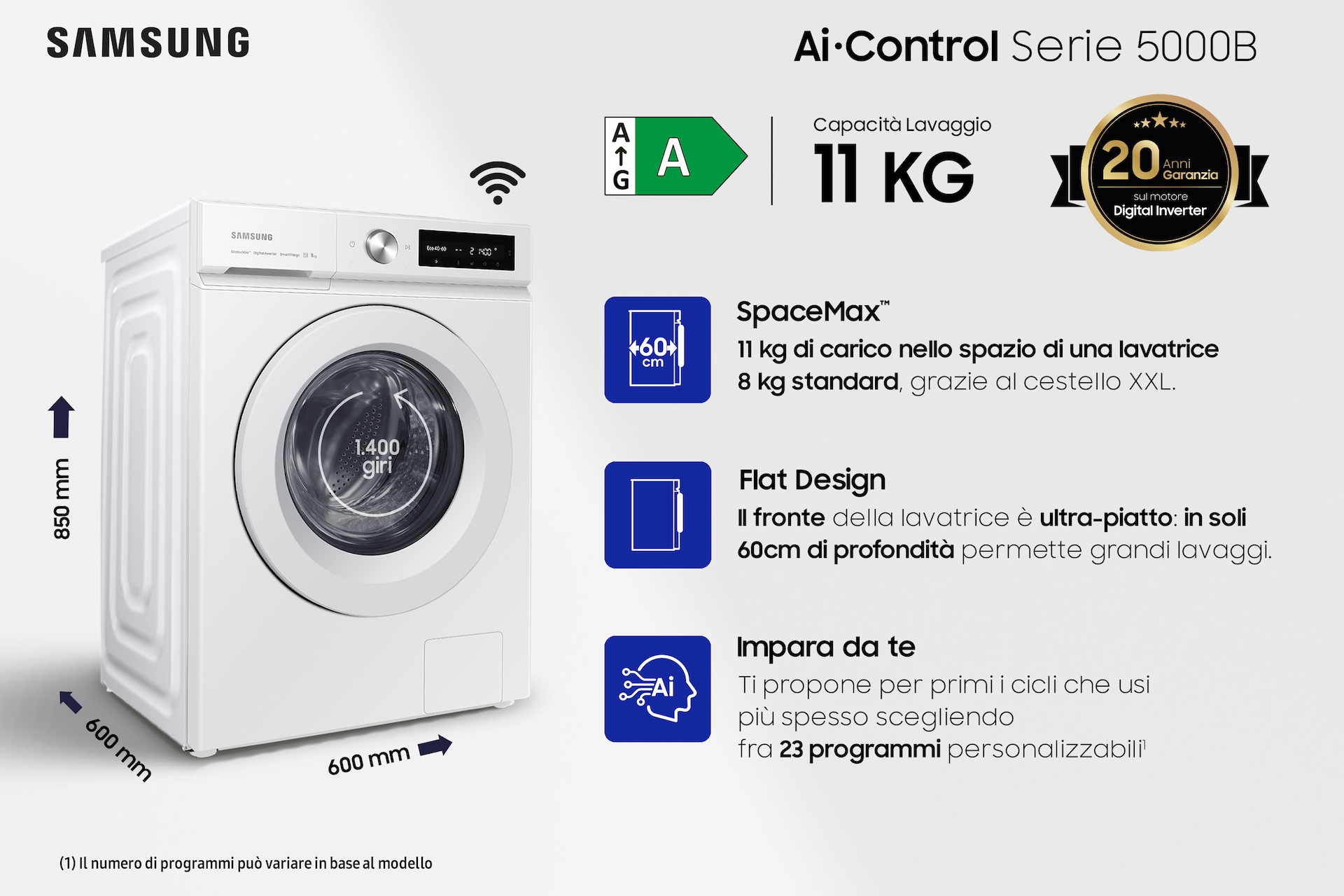 WW11BB504DTWS3 lavatrice