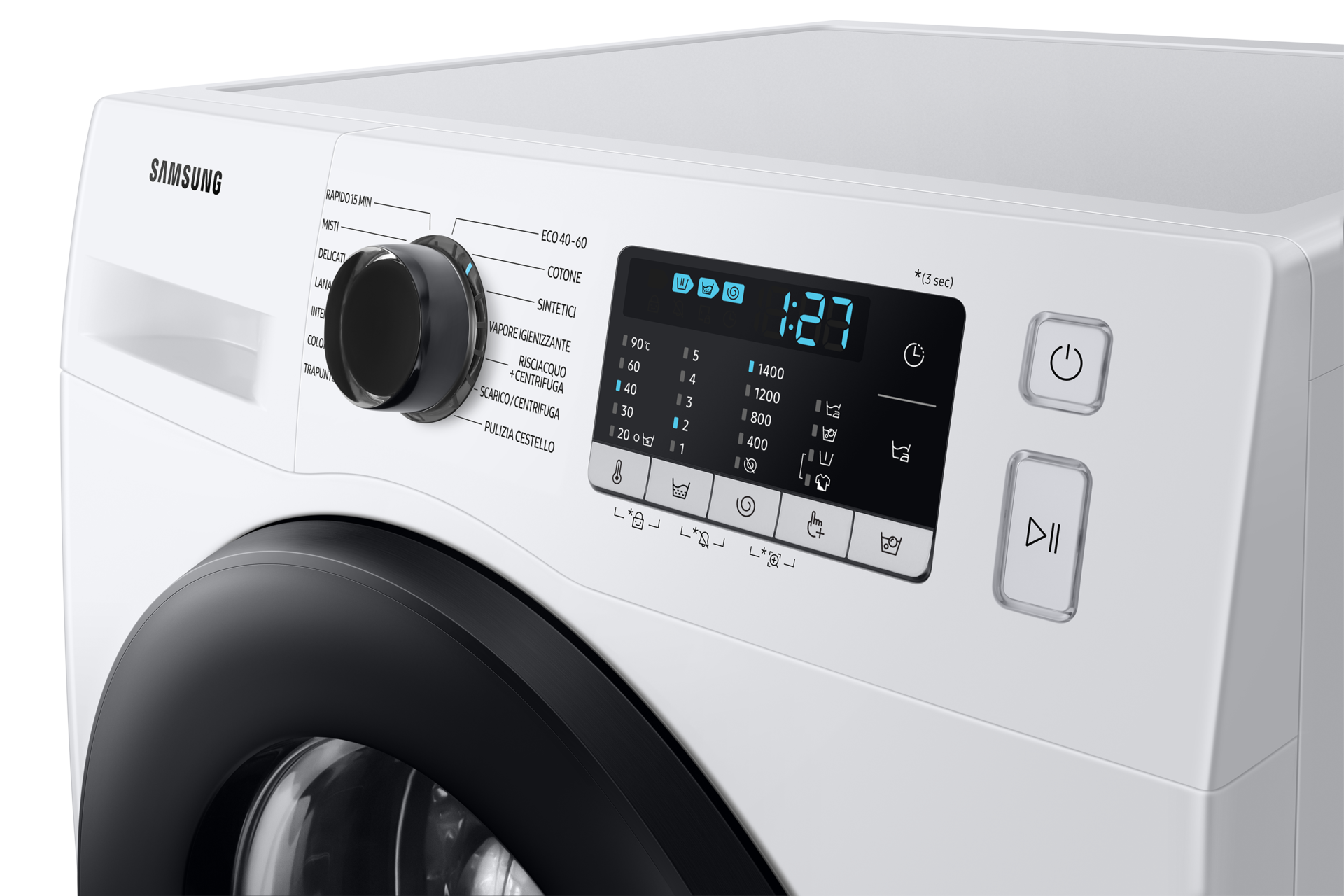 Lavatrice Crystal Clean 11Kg WW11BGA046AEET 1400rpm 11kg Bianco
