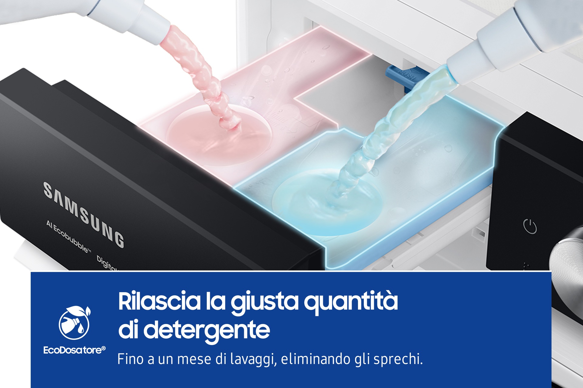 Lavatrice Samsung Bespoke AI™ Quickdrive 9kg WW90DB8U95GBU3 Black