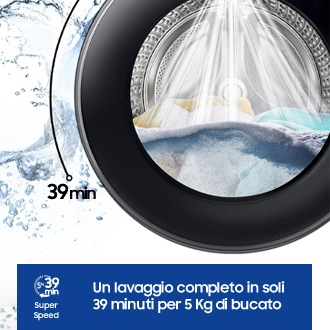Lavatrice Samsung Bespoke AI™ Quickdrive 9kg WW90DB8U95GHU3 White