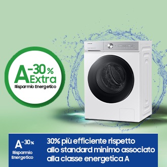 Lavatrice Samsung Bespoke AI™ Quickdrive 9kg WW90DB8U95GHU3 White