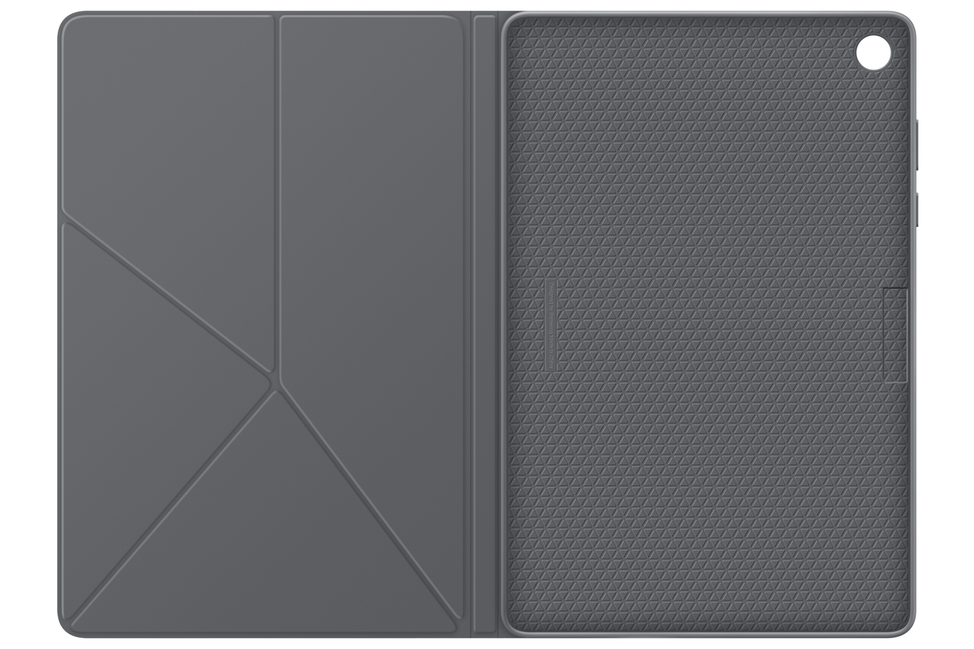 Galaxy Tab A11+ Book Cover Front-Open-Cover-Only Black 