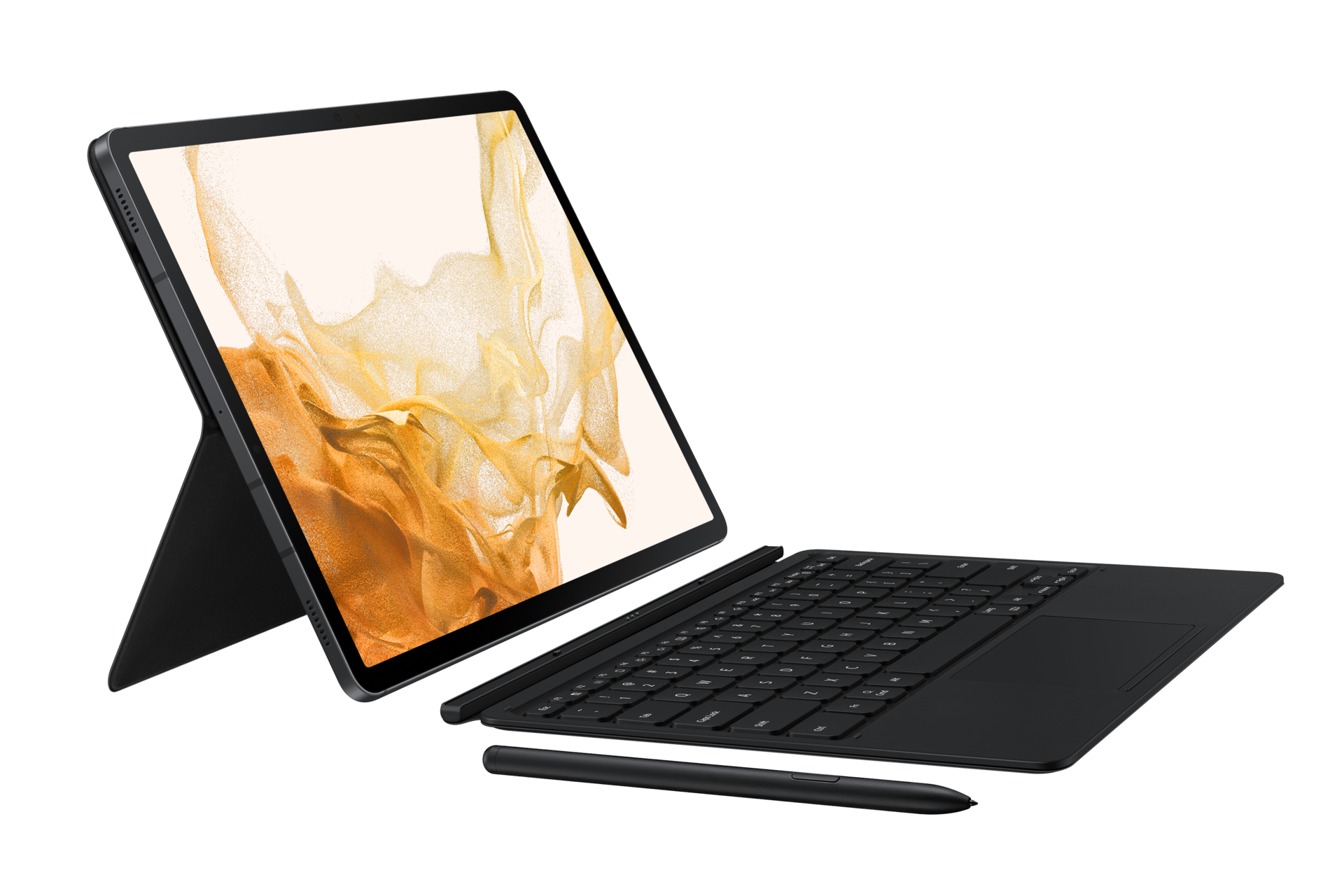 キーボードカバー | Galaxy Tab S8+ Book Cover Keyboard Black