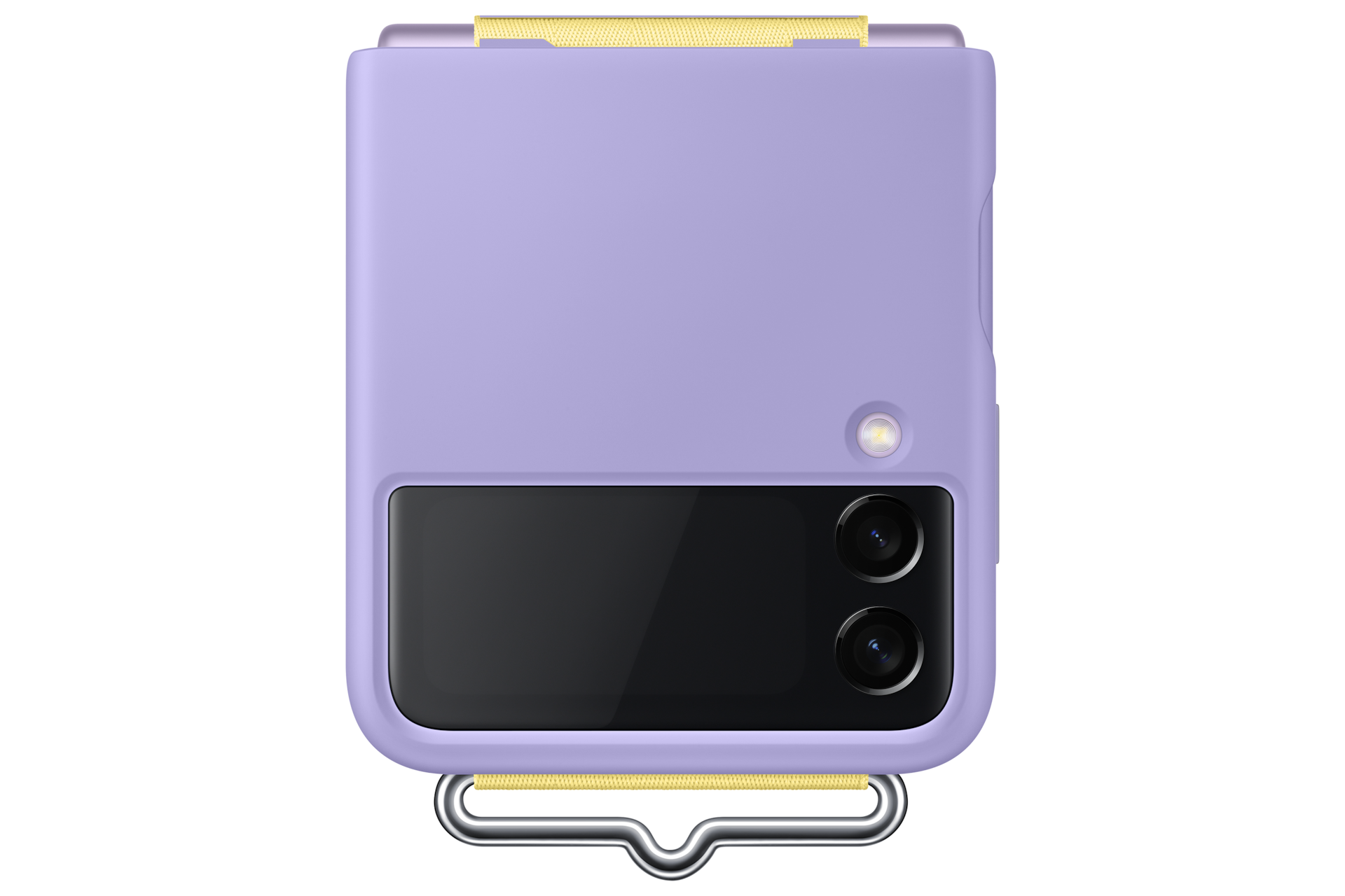 Galaxy Z Flip3 5G Silicone Cover with Strap Lavender | Samsung