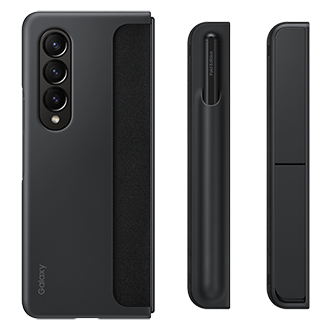 Galaxy Z Fold4 Standing Cover with Pen Black | Samsung Japan 公式