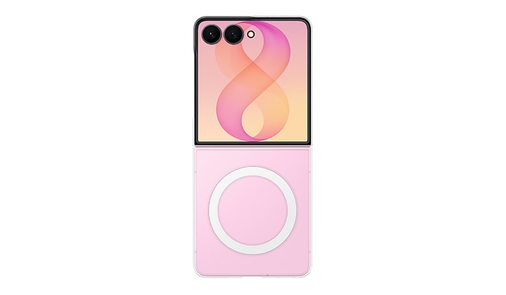Galaxy Z Flip8 Clear Magnet Case