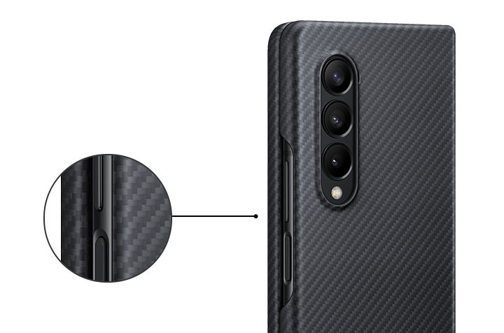 ケース・カバー | Galaxy Z Fold3 5G Aramid Cover Black | Samsung Japan 公式