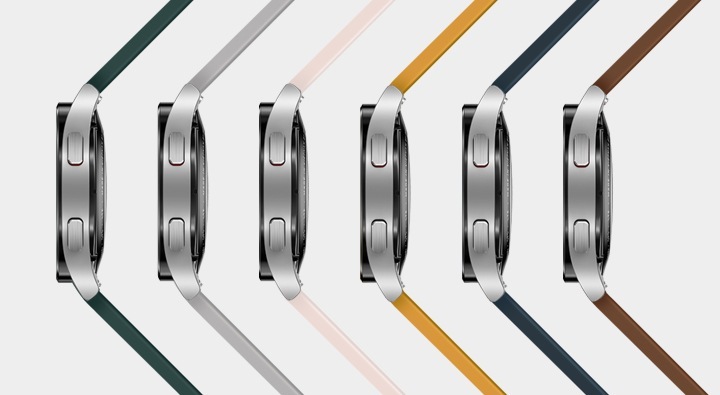 スマートウォッチバンド | Galaxy Watch4 Hybrid Leather Band
