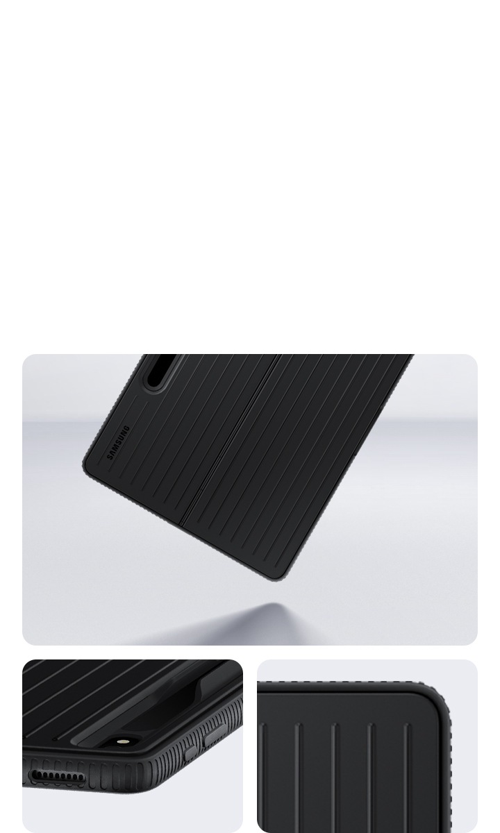 純正公式 KIQ シールドシリーズ Samsung Galaxy Tab S7 FE用ケース 