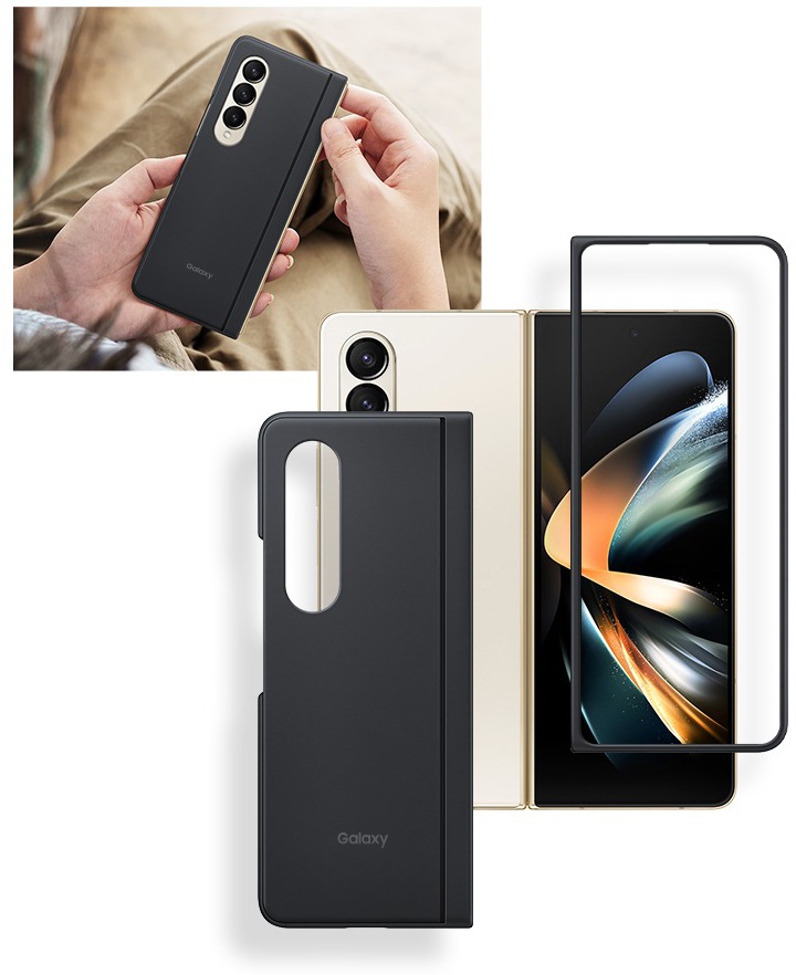 Galaxy Z Fold4 Slim Standing Cover Black | Samsung Japan 公式