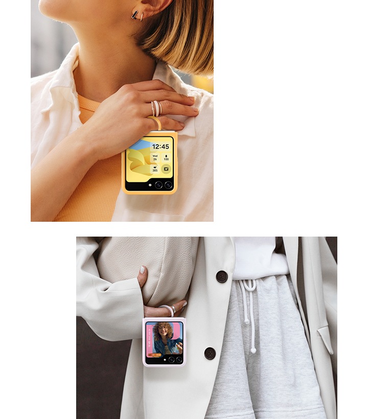 ケース・カバー｜Galaxy Z Flip5 Silicone Case with Ring｜Samsung