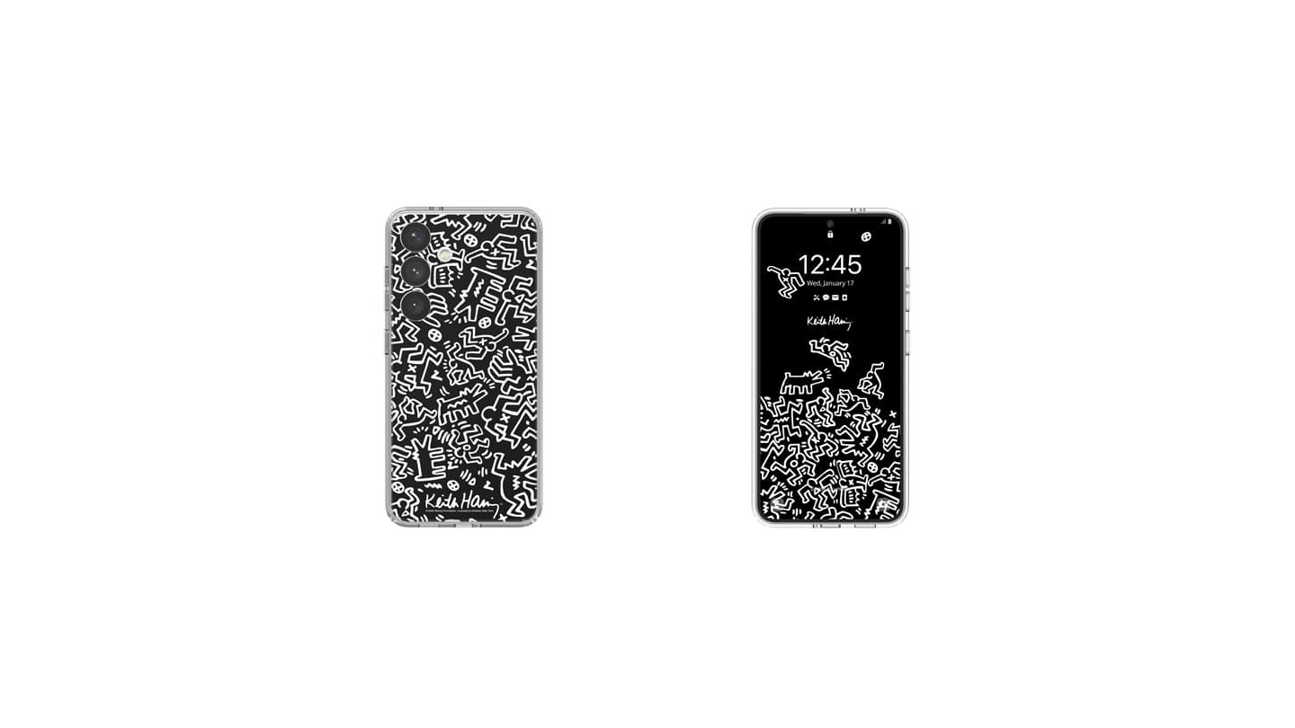 Galaxy S24 Keith Haring Mono Flipsuit Card Black | ケース・カバー | Samsung Japan  公式