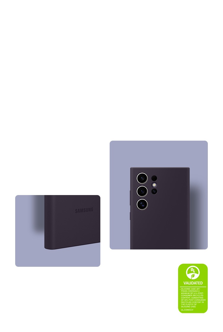 Galaxy S24 Ultra Silicone Case Dark Violet | ケース・カバー