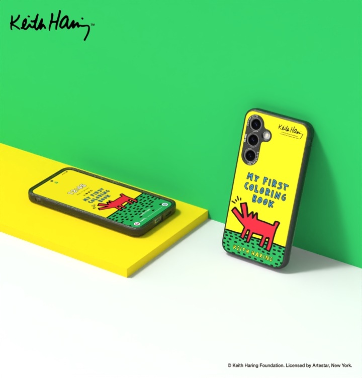 Galaxy S24 Keith Haring Barking Impression Case Yellow | ケース・カバー | Samsung  Japan 公式