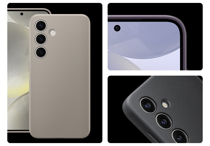 Galaxy S24 Vegan Leather Case Dark Violet | ケース・カバー