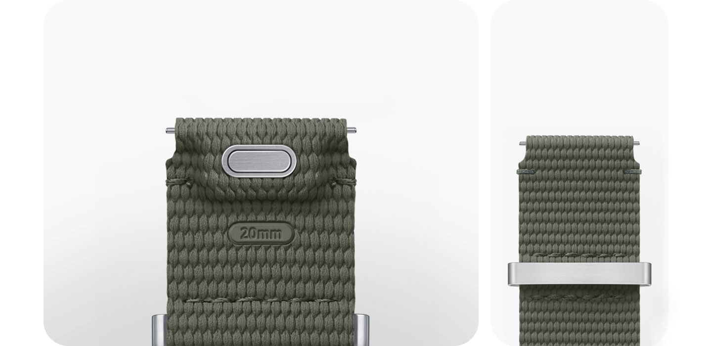 Galaxy Watch7 Athleisure Band（S/M）カーキ | ウォッチバンド