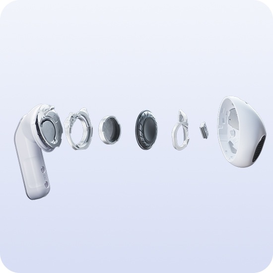 Samsung Galaxy Buds4 ホワイト | ワイヤレスイヤホン | Samsung Japan