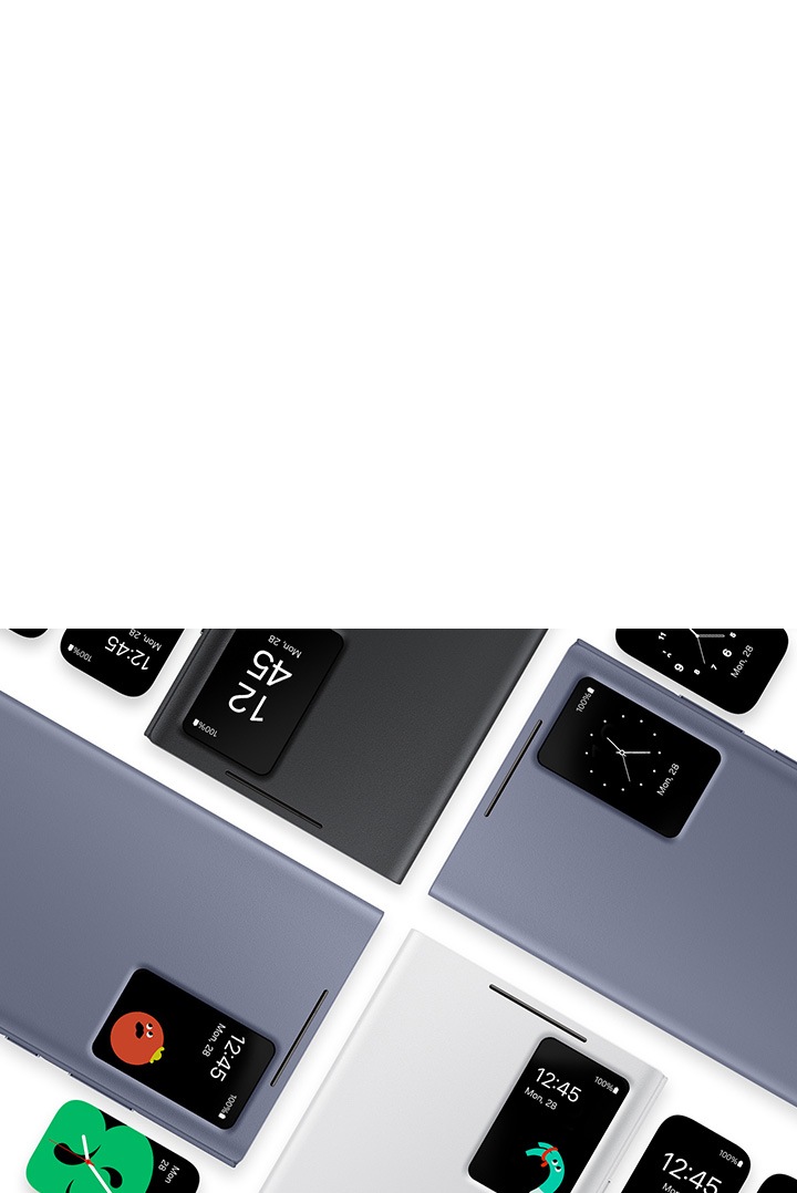 Galaxy S24 Ultra Smart View Wallet Case Black | ケース