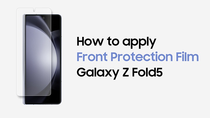 保護フィルム｜Galaxy Z Fold5 Front Protection Film｜Samsung Japan 公式