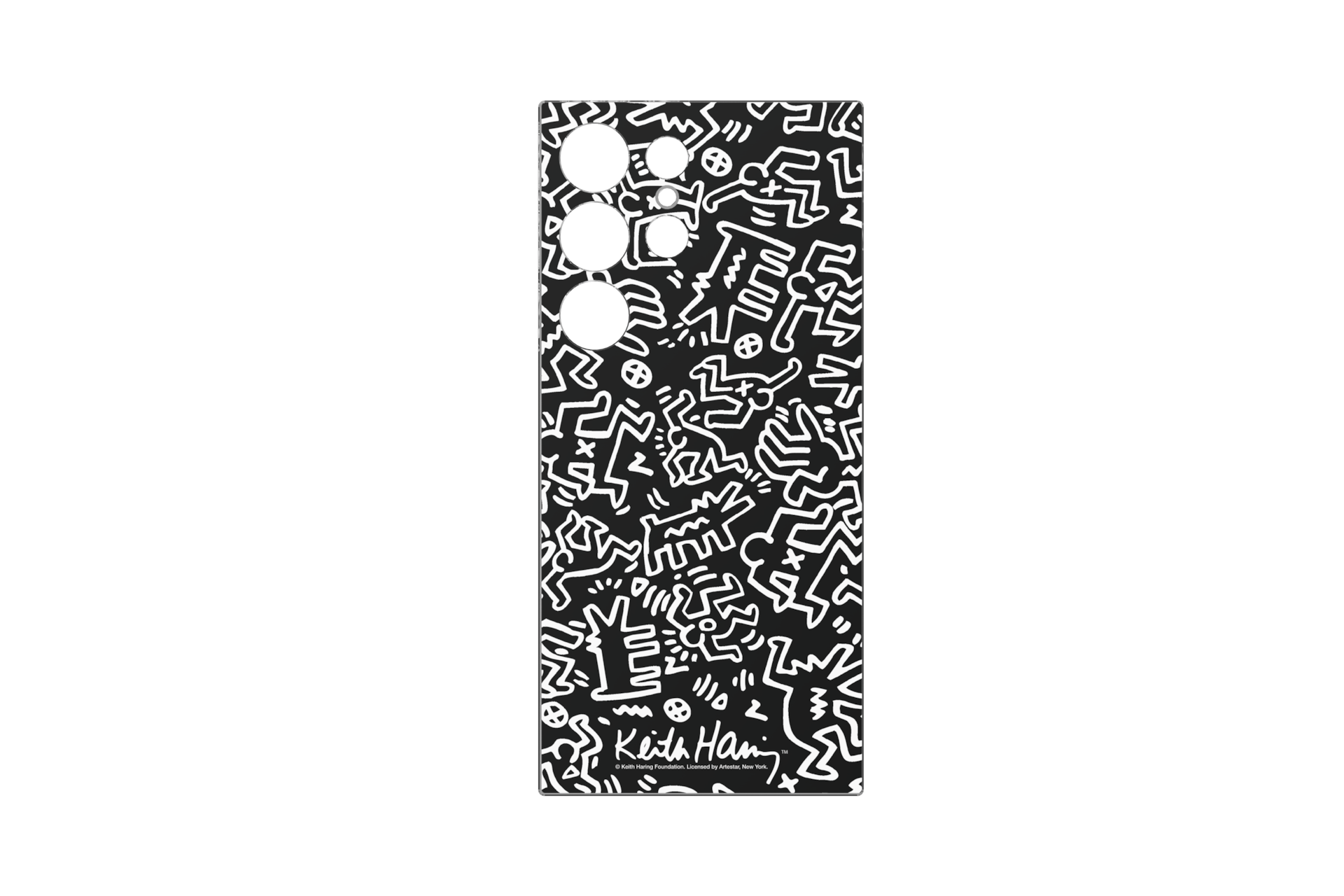 Galaxy S24 Ultra Keith Haring Mono Flipsuit Card Black | ケース・カバー | Samsung  Japan 公式