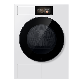 Front loading Dryer Smart Screen and On Device Bixby 10kg DV90H10G3 Front White 