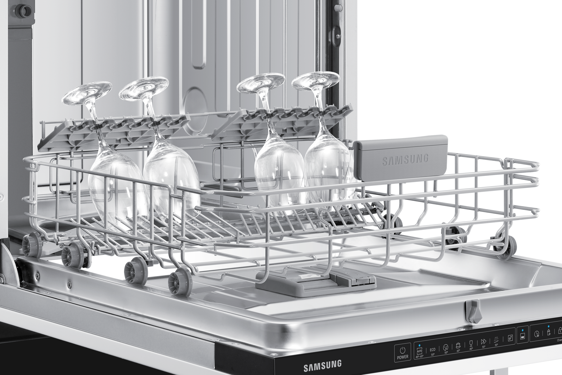 low-rack-glass-holder white