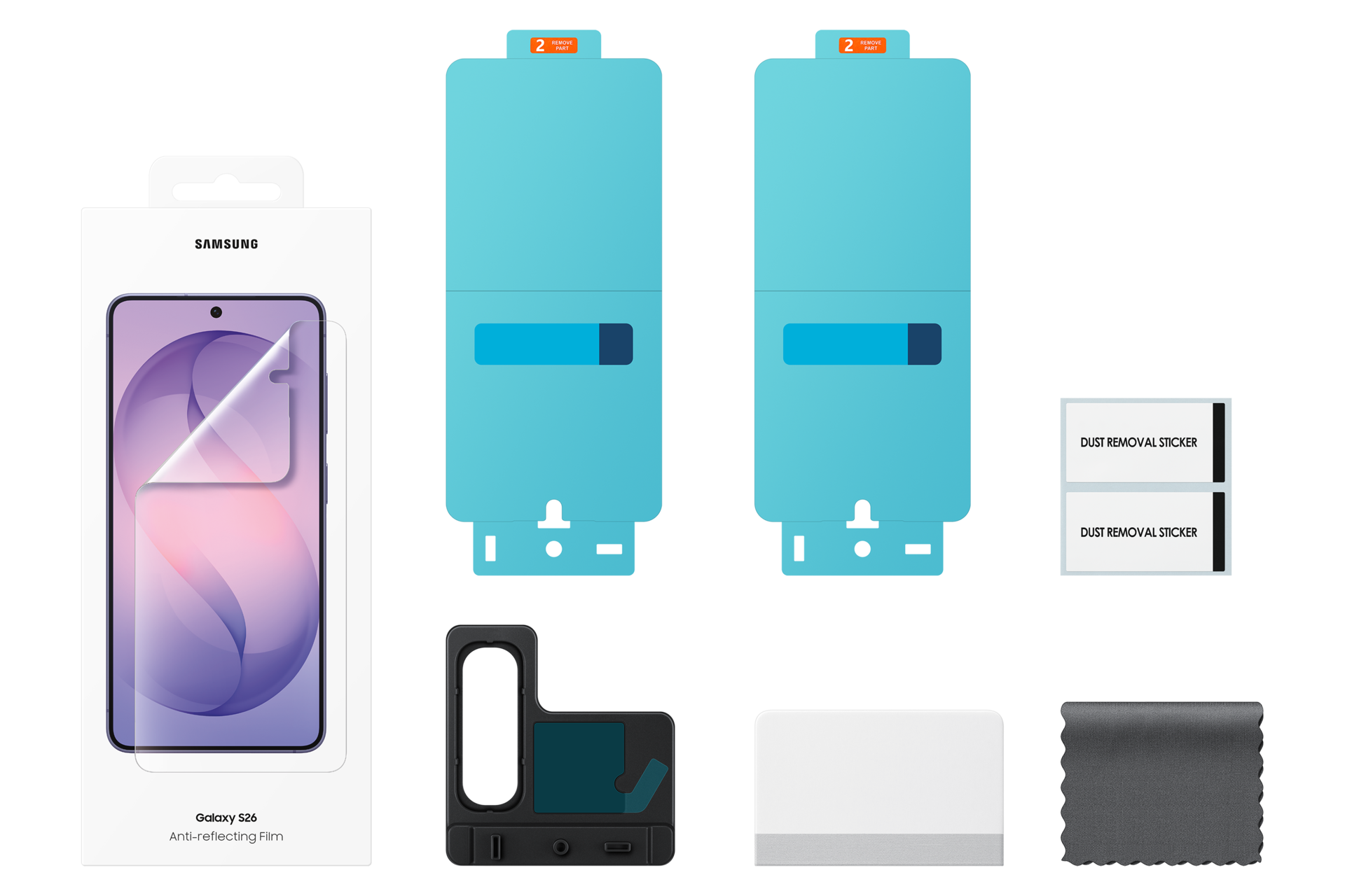 Galaxy S26 қорғаныс пленкасы Set-Cut Transparent 