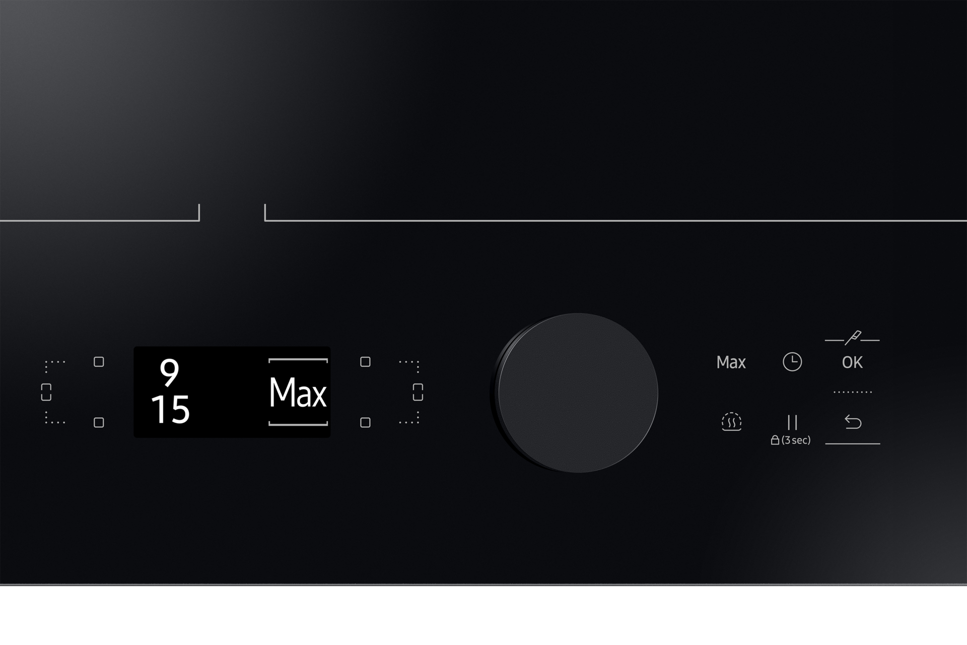 NZ8500BM 7 Oven Cooktop with Extended Flex Zone Plus and Assist Cook NZ64B7799FK/WT Detail2 Black 