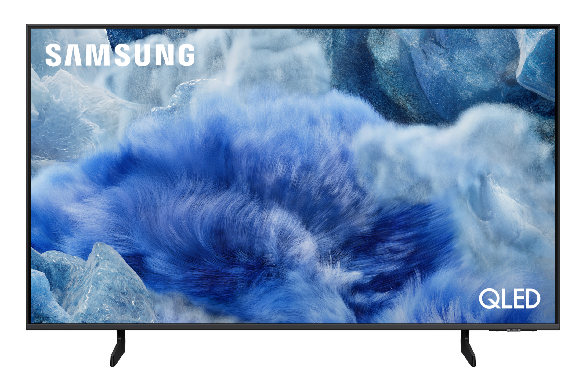 {Size}" QLED Q8F 4K Samsung Vision AI Smart TV (2025) Front2 Titanium Gray 