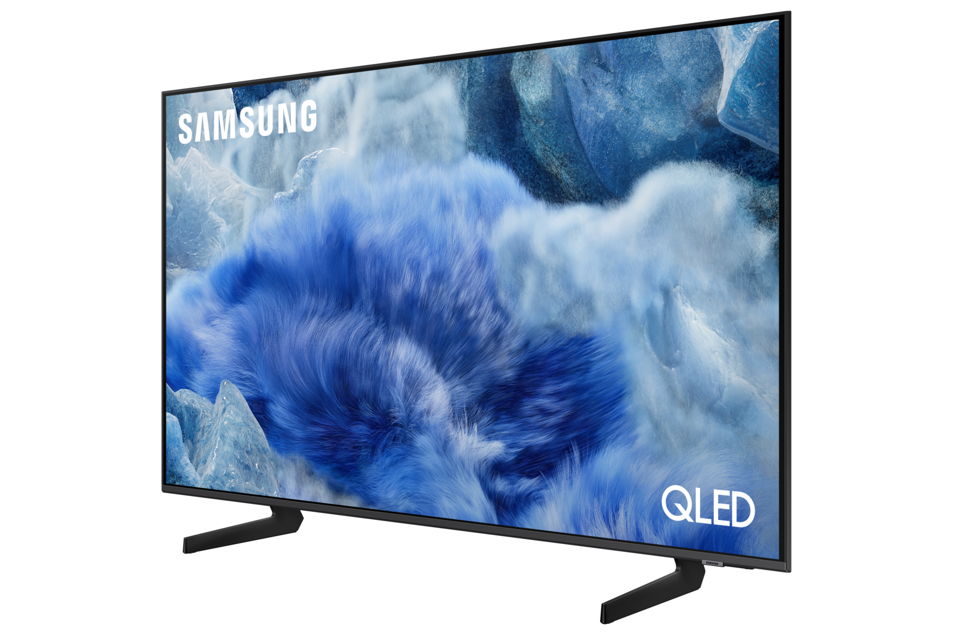 {Size}" QLED Q8F 4K Samsung Vision AI Smart TV (2025) R-Perspective2 Titanium Gray 