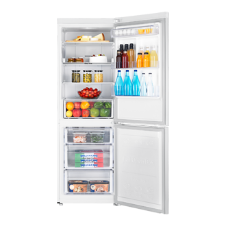 RB2000 Bottom Freezer Refrigerator with Space Efficiency RB30A32N0WW/WT Front-Open-With-Food White 