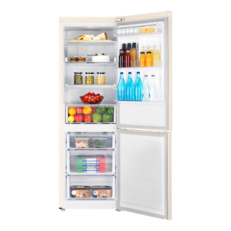 front-open-with-food Beige Wood